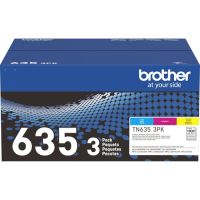 Brother TN635 3PK - 3-pack - yellow, cyan, magenta - original - toner cartridge