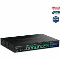 TRENDNET TPE-7124SBF 12-Port 10G PoE++ Web Smart Switch 720W Enterprise Grade  
