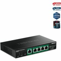 TRENDNET TPE-B541 5-Port Gigabit PoE++ Powered Managed Switch PoE Passthrough  