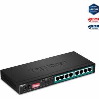 TRENDNET TPE-LG80 8-Port Gigabit Long Range PoE+ Switch 250m Transmission  