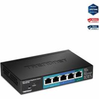 TRENDNET TPE-P521ES 5-Port Gigabit PoE+ Powered EdgeSmart Switch 15W Passthrough  