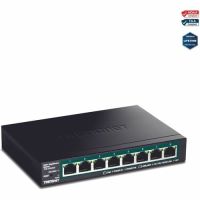 TRENDNET TPE-TG82ES 8-Port Gigabit EdgeSmart PoE+ Switch 61W Power Budget 