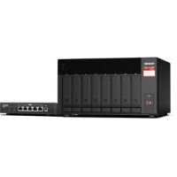 QNAP TS-873A-SW5T-US 8-Bay NAS Enclosure with QSW-1105-5T Network Switch