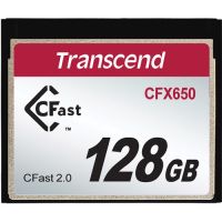 TRANSCEND INFORMATION TS128GCFX650 128GB CFast 2.0 CFX650 SATA III 6Gb/s Flash Card  