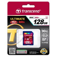TRANSCEND INFORMATION TS128GSDXC10U1 128GB SDXC Class10 UHS-I 600x Read Speed Card