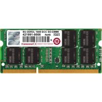 TRANSCEND INFORMATION TS1GSK72W6H 8GB DDR3L 1600 ECC Unbuffered SO-DIMM 1.35V 2Rx8
