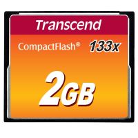 TRANSCEND INFORMATION TS2GCF133 2GB CompactFlash 133x Flash Memory Card High Speed