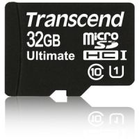 TRANSCEND INFORMATION TS32GUSDHC10U1 32GB microSDHC UHS-I Flash Memory High Performance