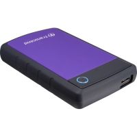 TRANSCEND INFORMATION TS4TSJ25H3P 4TB StoreJet 2.5" H3P Portable HDD Purple Shockproof  