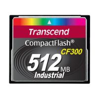 TRANSCEND INFORMATION TS512MCF300 512MB CF Card 300X UDMA5 SLC Type I Bulk  