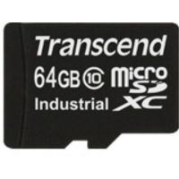 TRANSCEND INFORMATION TS64GUSDC10I 64GB Industrial microSDHC Class 10 No Adapter  