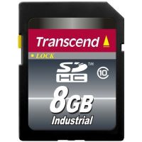 TRANSCEND INFORMATION TS8GSDHC10I 8GB Industrial SDHC Class 10 MLC Bulk  
