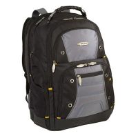 Targus Drifter II TSB239US Carrying Case Rugged (Backpack) for 17" Notebook - Black/Gray - TAA Compliant