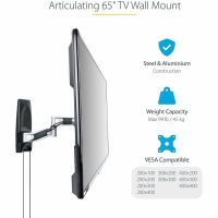 StarTech Corner Articulating TV Wall Mount, 65 Inch TV Wall Mount - TV-WALL-MOUNT-65FS