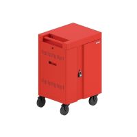 Bretford TVCM20PAC-RED 20-Device Cube Mini Charging Cart Red