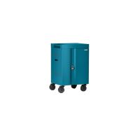 Bretford 24 Unit Cube Cart Mini Charging Cart Pacific Blue TVCM24PAC-PA