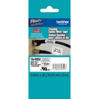 Brother TZE-FX251 Flexible ID Tape (Black on White, 1" x 26.2')