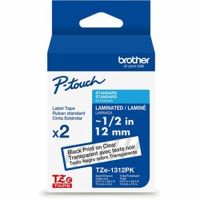 BROTHER TZE1312PKG 12MM 1/2" BLACK
