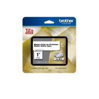 Brother TZe-M251 P-Touch Black Matte Laminated Label Tape