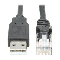 EATON U009-006-RJ45-X Console Cable Male Left Male Right USB-A Right 6ft