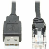 EATON U009-010-RJ45-X Console Cable Male Left Male Right USB-A Right 10ft  