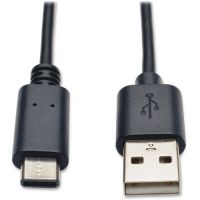 EATON TRIPP LITE SERIES U038-003 USB-A TO USB-C CABLE - USB A LEFT CONNECTOR - MALE LEFT GENDER