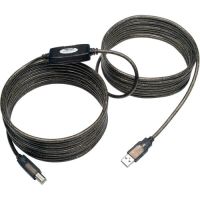 Eaton Tripp Lite Series U042-025 25ft USB 2.0 Hi-Speed Active Repeater Cable USB-A to USB-B M/M 25' - USB cable - USB Type B to