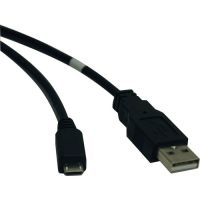 Eaton Tripp Lite Series U050-006 USB 2.0 A to Micro-B Cable (M/M), 6 ft. (1.83 m) - USB cable - USB to Micro-USB Type B - 6 ft