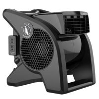 Lasko U15617 Pro Performance Pivoting High Velocity Utility Blower Fan with 3 Speeds, Black