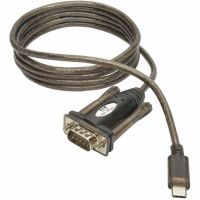 EATON TRIPP LITE SERIES U209-005-C USB-C TO RS232 (DB9) SERIAL ADAPTER CABLE - USB-C LEFT CONNECT