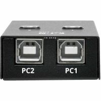 EATON TRIPP LITE SERIES U215-002 2-PORT USB 2.0 PRINTER/PERIPHERAL SHARING SWITCH - 3-YEA