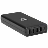 Eaton Tripp Lite Series U280-005-WS4C1 USB-IF Multi-Device USB Charger 110W Total 1x USB-C PD 3.0 PD port 86W/4x USB-A Auto-sensing
