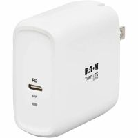 EATON U280-W01-65C1-G Tripp Lite Compact USB-C Wall Charger GaN 65W PD  