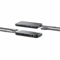 ALOGIC U2CXH-DGR Alogic Portable Dock Mac 10-in-1 Dual 4K60Hz Dark Gray