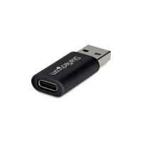 StarTech U32-AMCF-USBADAPTER USB-A to USB-C Adapter, USB-A Male to USB-C Female Converter, USB 10Gbps, 5V 900mA, USB to USB C Adapter