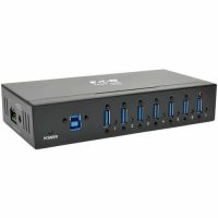 Eaton Tripp Lite series U360-007-IND 7-Port USB 3.0 Hub SuperSpeed with Dedicated 2A USB Charging iPad Tablet Metal
