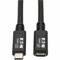 Eaton Tripp Lite Series U421-006 USB C Extension Cable (M/F) - USB 3.2 Gen 1, Thunderbolt 3, 60W PD Charging, Black, 6 ft. (1.8)