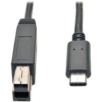 EATON TRIPP LITE SERIES U422-003-G2 USB-C TO USB-B CABLE (M/M) - USB 3.2, GEN 2 (10 GBPS), T