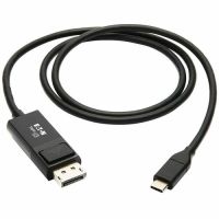 Eaton Tripp Lite Series U444-003-DP-BE USB-C to DisplayPort Adapter Cable (M/M), 4K 60 Hz, HDR, Locking DP Connector, 3 ft. (0.9 m)