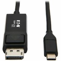 Eaton Tripp Lite Series U444-006-DP-BE USB-C to DisplayPort Adapter Cable (M/M), 4K 60 Hz, HDR, Locking DP Connector