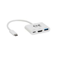 EATON TRIPP LITE SERIES U444-06N-H4U-C3 USB C MULTIPORT ADAPTER 4K60HZ HDMI, USB-A/USB-C HUB USB 3.2 G