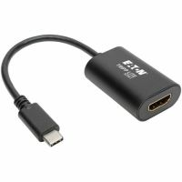 Eaton Tripp Lite Series U444-06N-HD4K6B USB C to HDMI Video Adapter Converter 4Kx2K M/F, USB-C to HDMI, USB Type-C to HDMI