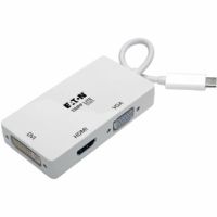 EATON TRIPP LITE SERIES U444-06N-HDV4K6 USB C MULTIPORT ADAPTER M/3XF 4K60HZ HDMI 1080P VGA + DV
