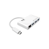 EATON TRIPP LITE SERIES U460-003-3AG 3-PORT USB 3.X (5GBPS) HUB WITH LAN PORT, USB-C TO 3X USB-A PO