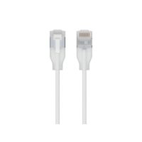 Ubiquiti UACC-Cable-Patch-EL-C6A-0 CAT6A Ultra-Thin Premium Patch Cable, White, 0.3m