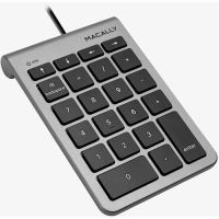 Macally UCNUMKEY22SG USB-C Numeric Keypad – 22-Key, Compact, Plug & Play, Ergonomic, Space Gray