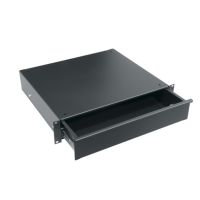 MIDDLE ATLANTIC UD2 2-Space Utility Drawer Black