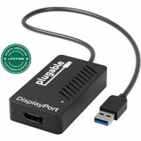 PLUGABLE TECHNOLOGIES UGA-4KDP USB 3.0 DisplayPort 4K UHD Graphics Adapter Multiple Monitors  