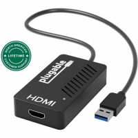 PLUGABLE TECHNOLOGIES UGA-4KHDMI USB 3.0 HDMI 4K UHD Graphics Adapter Multiple Monitors 