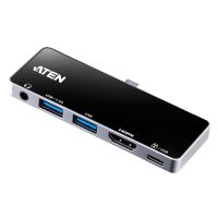 ATEN UH3238 USB-C Travel Dock Power Pass-Through 92W  